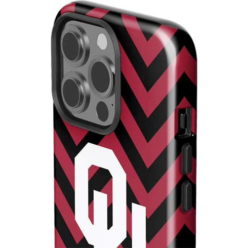 University of Oklahoma Sooners Chevron iPhone 15 Pro Impact Case